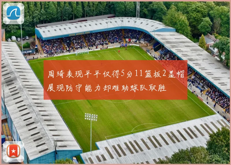 周琦表现平平仅得5分11篮板2盖帽展现防守能力却难助球队取胜