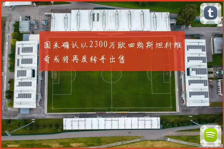 国米确认以2300万欧回购斯坦科维奇或将再度转手出售